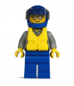Figurka LEGO Pobřeřní strážce zepředu