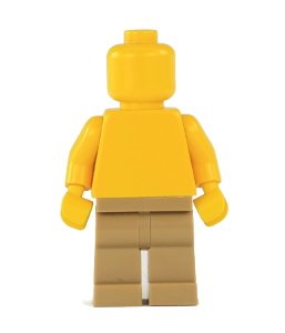 Figurka LEGO Béžové nohy zepředu